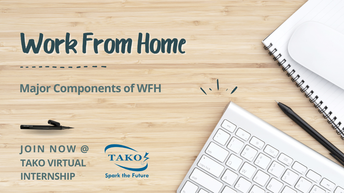 Major Components of Remote Work Malaysia TAKO Virtual Internship